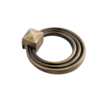 Tay nắm hình móc khuyên Archie - AK6179-21, màu Đồng Xanh
