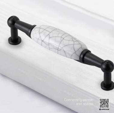 Tay nắm sứ AK6242-96-ORB- Đồng Đen