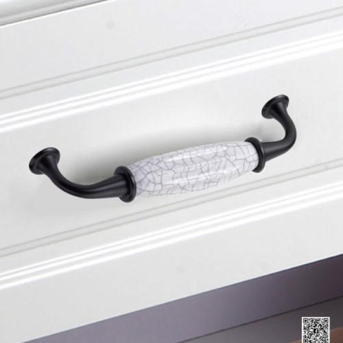 Tay nắm gốm sứ Archie AK6243A-128-ORB- màu Đồng Đen